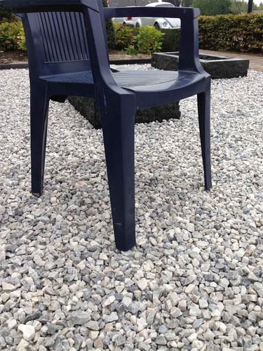 Easygravel 3XL grindstabilisatie wit aangelegd
