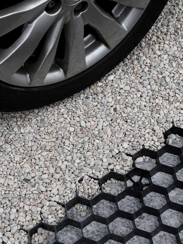 EuroGravel PLUS grindstabilisatie berijdbaar met personenvoertuigen