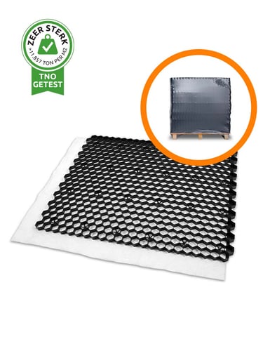 Volle pallet grindstabilisatie EuroGravel PLUS zwart (42,55m2)