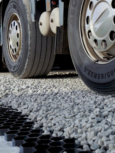EuroGravel PRO grindstabilisatie / grindmatten zwart - geschikt voor zware belasting